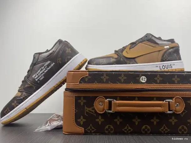 Cheap Kickmax Jordan AJ1 OW x Air 1 LOW Off-Louis 0322
